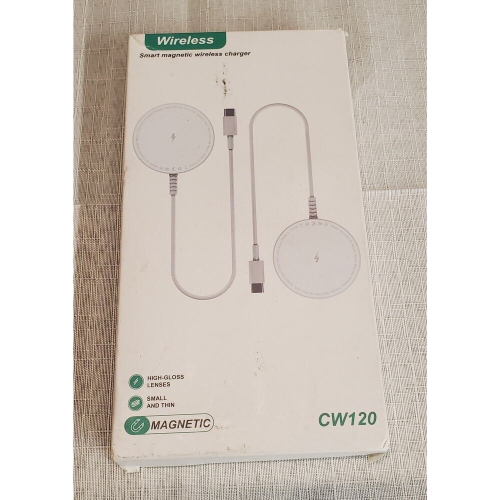 Wireless Magnetic Charger CW120 - White